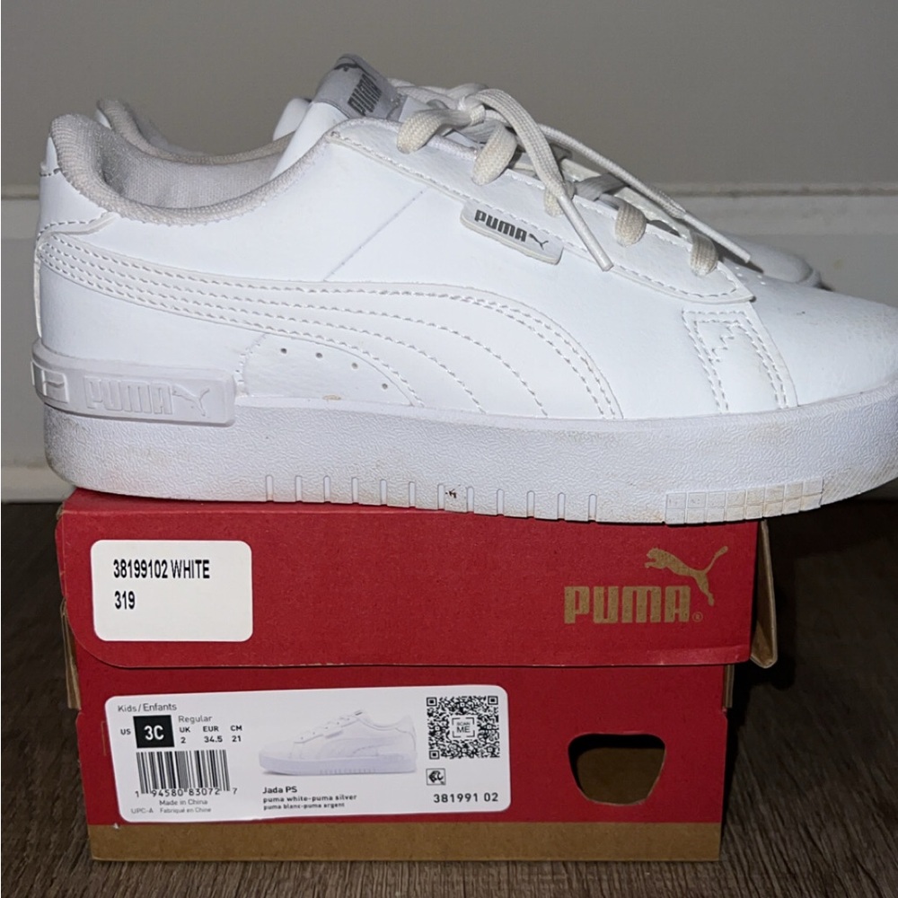 Puma Kids' Classic White Sneakers